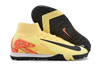 Unisex Nike Air Zoom Mercurial Superfly 10 Elite TF Football Shoes - Yellow/Pink/Black
