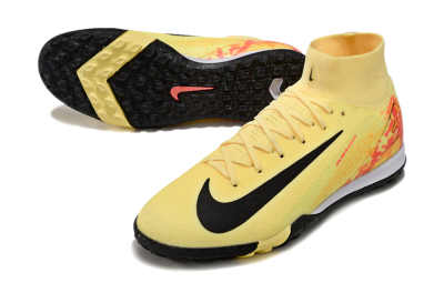 Unisex Nike Air Zoom Mercurial Superfly 10 Elite TF Football Shoes - Yellow/Pink/Black