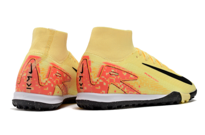 Unisex Nike Air Zoom Mercurial Superfly 10 Elite TF Football Shoes - Yellow/Pink/Black