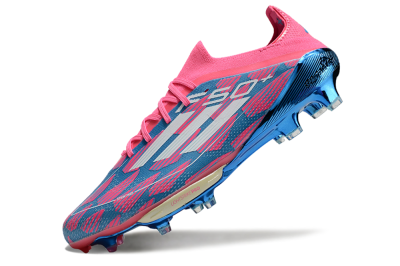 Men's Adidas F50+ Lightstrike Pro FG Football Boots - Blue/Pink/White
