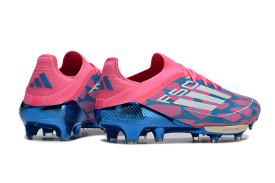 Men's Adidas F50+ Lightstrike Pro FG Football Boots - Blue/Pink/White