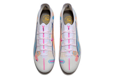 Men's Puma Ultra 5 Ultimate MG Football Boots - White/Blue/Pink