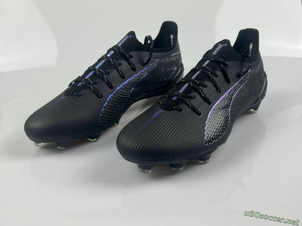 Men's Puma Ultra 5 Ultimate FG Football Boots - Black/Silver/Blue