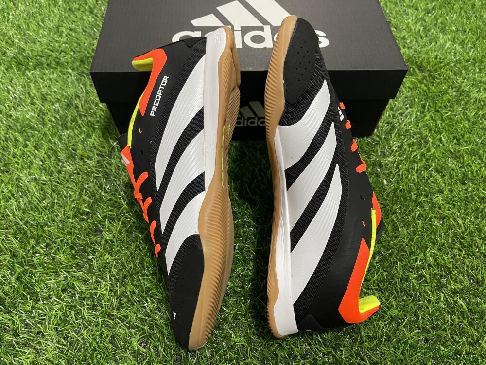 Men's Adidas Predator 24 Elite IC Football Shoes - Black/White/Red