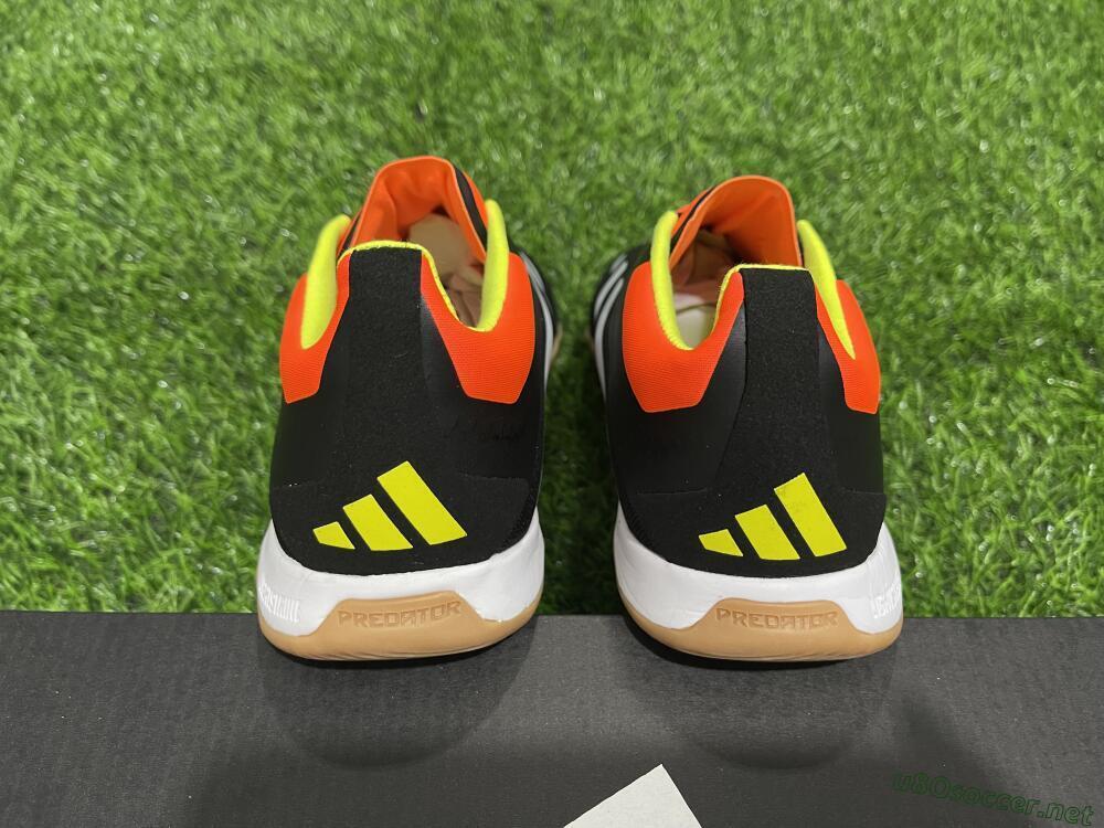 Men's Adidas Predator 24 Elite IC Football Shoes - Black/White/Red