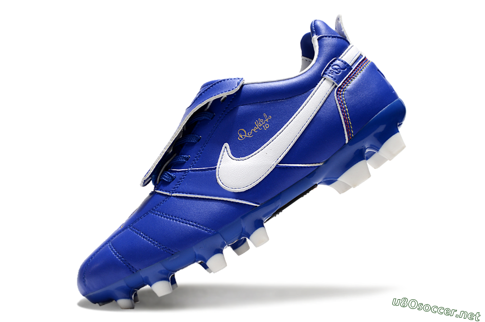Men's Ronaldo x Nike Tiempo Legend R10 Elite FG Football Boots - Bule/White 5
