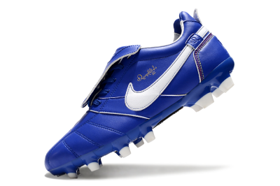 Men's Ronaldo x Nike Tiempo Legend R10 Elite FG Football Boots - Bule/White