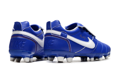 Men's Ronaldo x Nike Tiempo Legend R10 Elite FG Football Boots - Bule/White