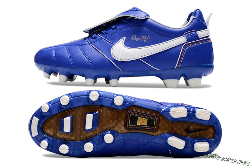 Men's Ronaldo x Nike Tiempo Legend R10 Elite FG Football Boots - Bule/White 1