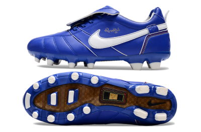 Men's Ronaldo x Nike Tiempo Legend R10 Elite FG Football Boots - Bule/White
