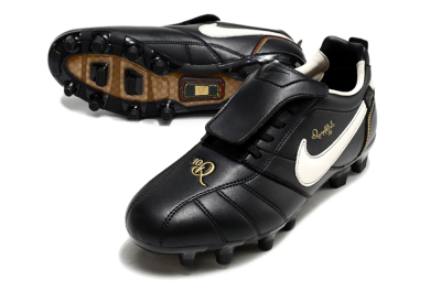 Men's Ronaldo x Nike Tiempo Legend R10 Elite FG Football Boots - Black/White