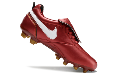 Men's Ronaldo x Nike Tiempo Legend R10 Elite FG Football Boots - Red/White