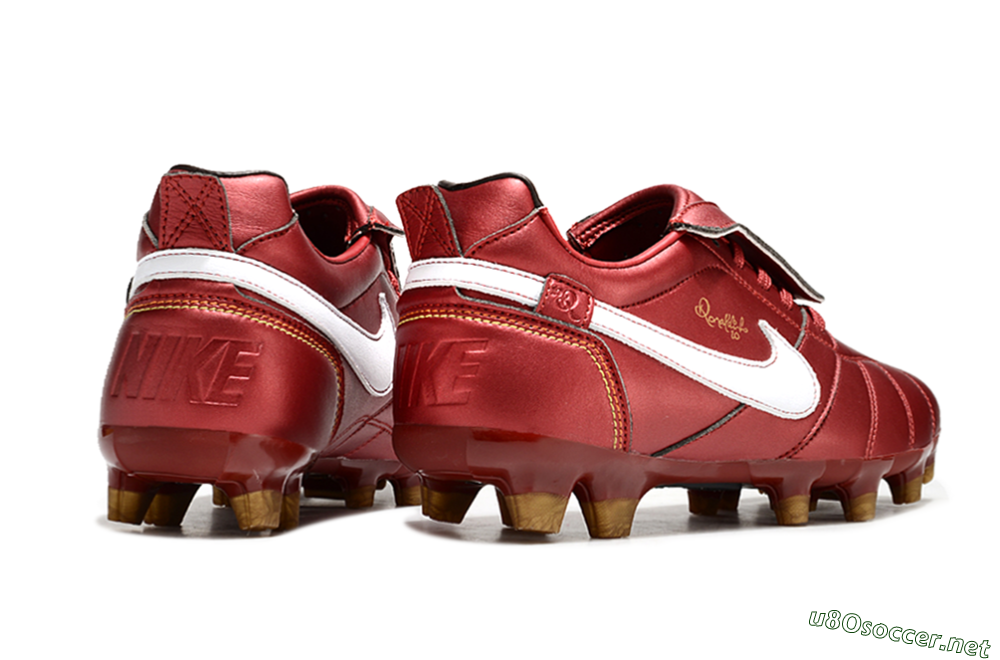 Men's Ronaldo x Nike Tiempo Legend R10 Elite FG Football Boots - Red/White 6