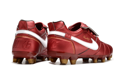 Men's Ronaldo x Nike Tiempo Legend R10 Elite FG Football Boots - Red/White
