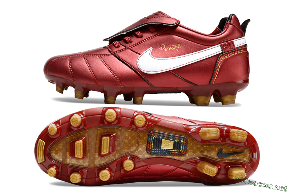 Men's Ronaldo x Nike Tiempo Legend R10 Elite FG Football Boots - Red/White 1
