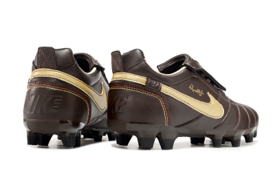 Men's Ronaldo x Nike Tiempo Legend R10 Elite FG Football Boots - Brown/Gold