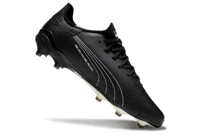 Men's AOF x Puma King Ultimate FG Football Boots - Black/White