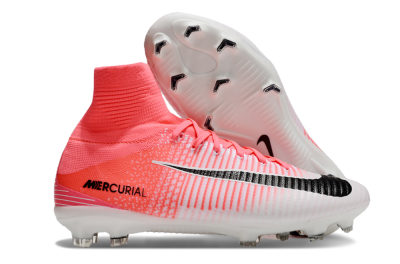 Men's Nike Zoom Mercurial Superfly 5 Elite FG Football Boots - Pink/White/Black