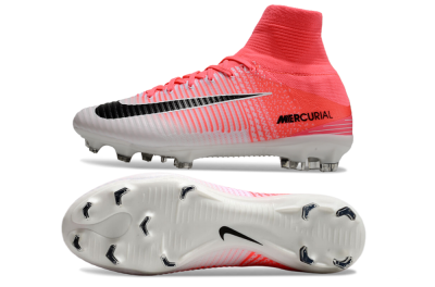 Men's Nike Zoom Mercurial Superfly 5 Elite FG Football Boots - Pink/White/Black