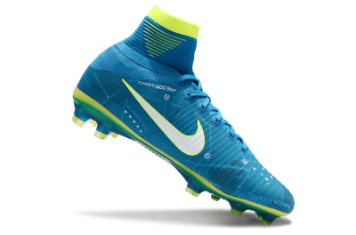Men's Nike Zoom Mercurial Superfly 5 Elite FG Football Boots - Blue/White/Yellow