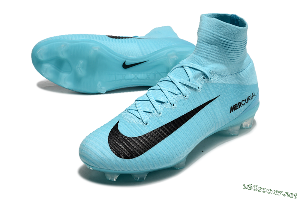 Men's Nike Zoom Mercurial Superfly 5 Elite FG Football Boots - Jade/Black 3