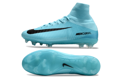 Men's Nike Zoom Mercurial Superfly 5 Elite FG Football Boots - Jade/Black
