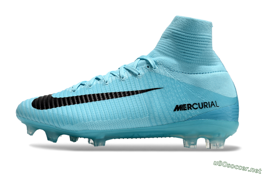 Men's Nike Zoom Mercurial Superfly 5 Elite FG Football Boots - Jade/Black 0