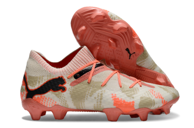 Men's Puma Future 7 Ultimate FG Football Boots - Beige/Black/Brown