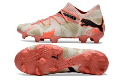 Men's Puma Future 7 Ultimate FG Football Boots - Beige/Black/Brown
