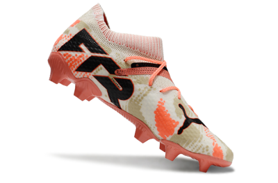Men's Puma Future 7 Ultimate FG Football Boots - Beige/Black/Brown