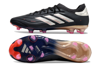 Men's Adidas Copa Pure 2 FG Football Boots - Black/White/Blue