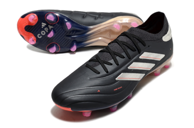 Men's Adidas Copa Pure 2 FG Football Boots - Black/White/Blue