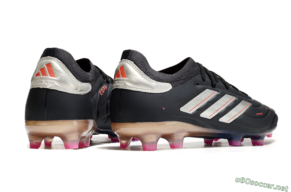 Men's Adidas Copa Pure 2 FG Football Boots - Black/White/Blue 6