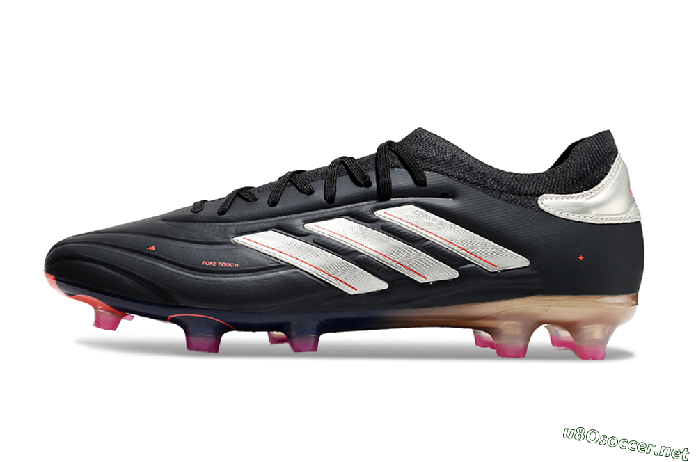 Men's Adidas Copa Pure 2 FG Football Boots - Black/White/Blue 0