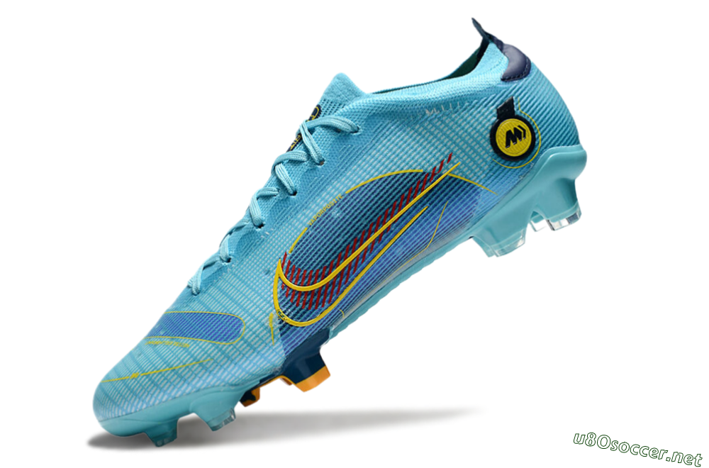 Men's Nike Mercurial Vapor 14 Elite FG Football Boots - Jade/Yellow/Black 4