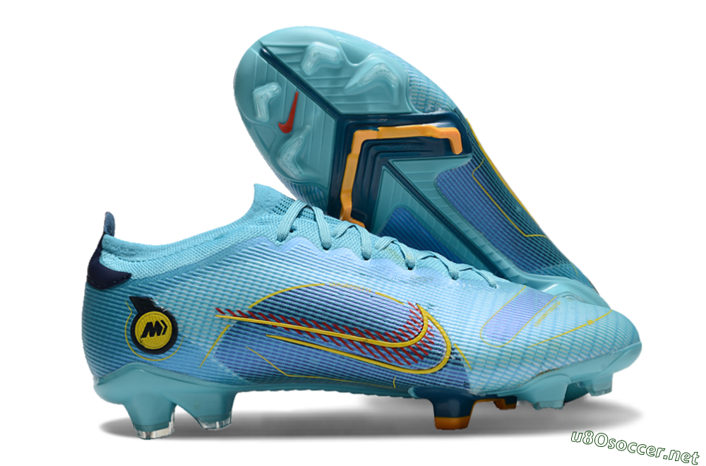 Men's Nike Mercurial Vapor 14 Elite FG Football Boots - Jade/Yellow/Black 2