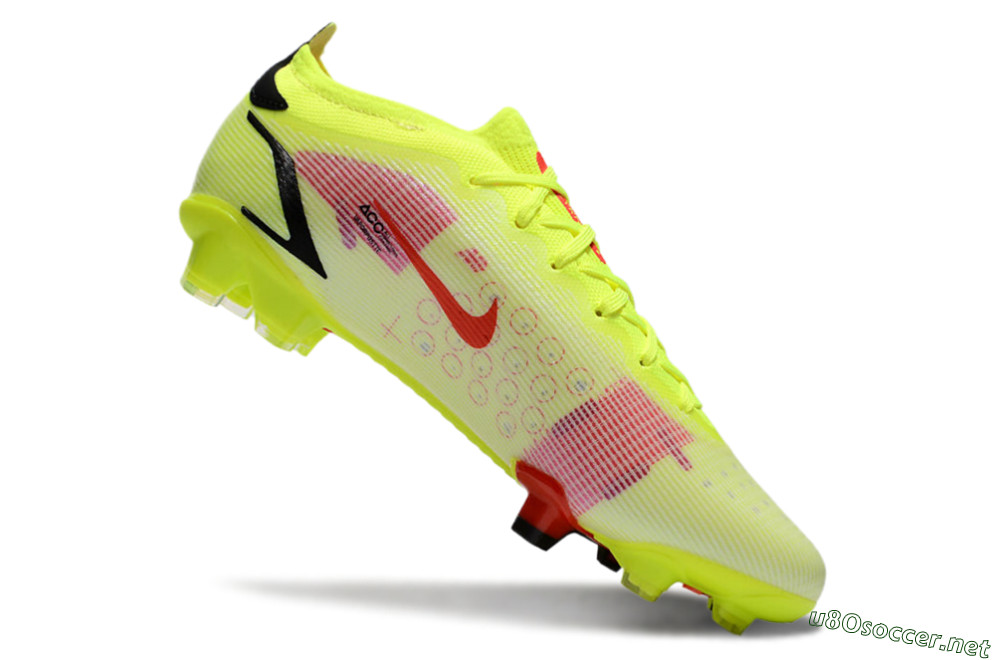 Men's Nike Mercurial Vapor 14 Elite FG Football Boots - Yellow/Red/Black 4