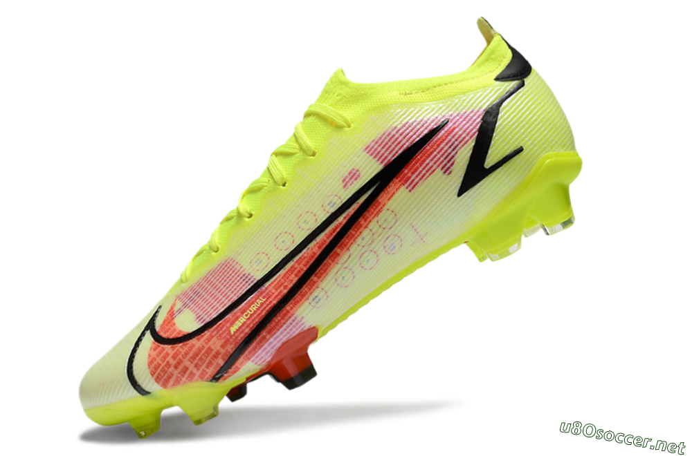 Men's Nike Mercurial Vapor 14 Elite FG Football Boots - Yellow/Red/Black 5