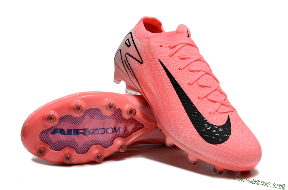 Men's Nike Air Zoom Mercurial Vapor 16 Elite AG Football Boots - Pink/White/Black 3