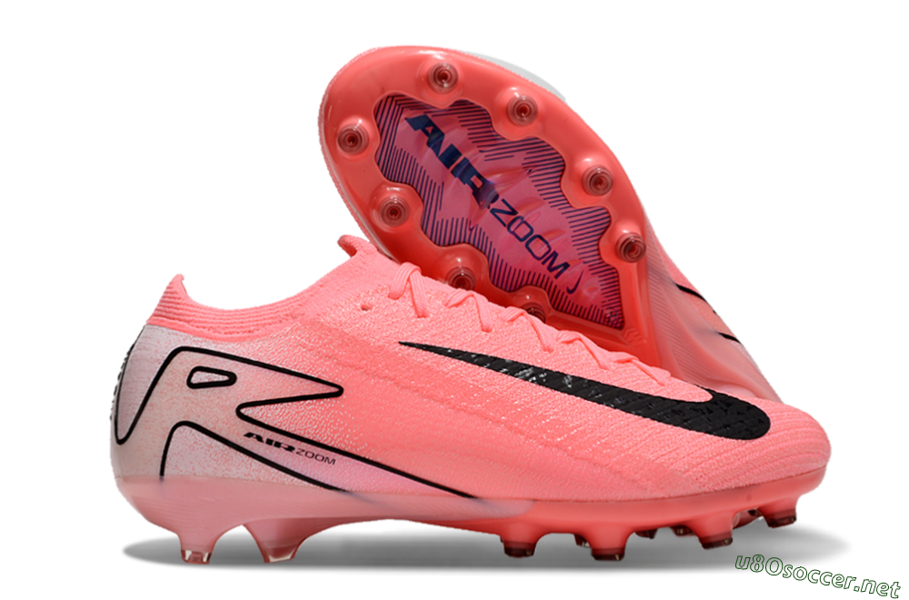 Men's Nike Air Zoom Mercurial Vapor 16 Elite AG Football Boots - Pink/White/Black 2