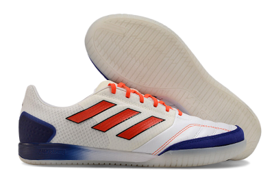Men's Adidas Top Sala Competition IC Football Shoes - White/Red/Blue
