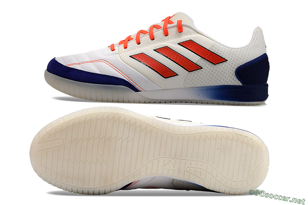 Men's Adidas Top Sala Competition IC Football Shoes - White/Red/Blue 1