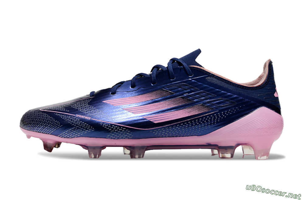 Men's Adidas F50 Elite FG Football Boots - Blue/Pink 0