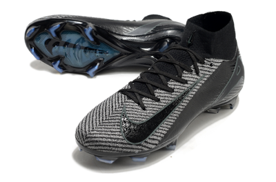 Men's Nike Air Zoom Mercurial Superfly 10 Elite FG Football Boots - Black/Grey/Jade