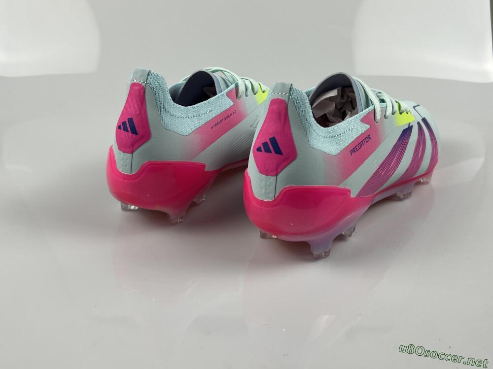 Men's Adidas Predator 24 Elite FG Football Boots - Jade/Blue/Pink