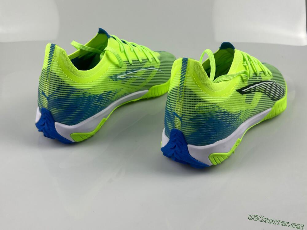 Men's Puma Ultra Ultimate TF Football Shoes - Yellow/White/Blue