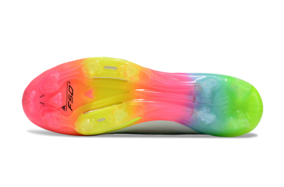 Unisex Adidas F50+ Lightstrike Pro Laceless FG Football Boots - Jade/Rainbow