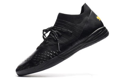 Men's Puma Future Z 1.3 Teazer IC Football Shoes - Black/Yellow