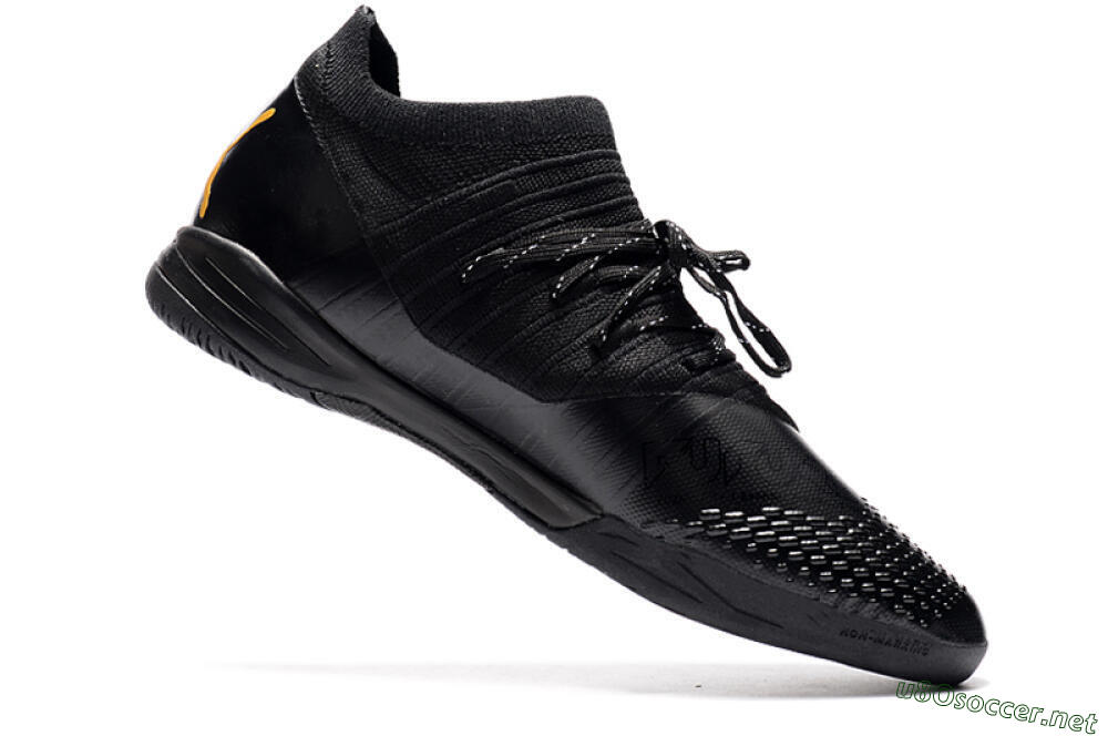 Men's Puma Future Z 1.3 Teazer IC Football Shoes - Black/Yellow 4
