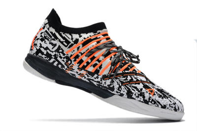 Men's Puma Future Z 1.3 Teazer IC Football Shoes - White/Black/Orange